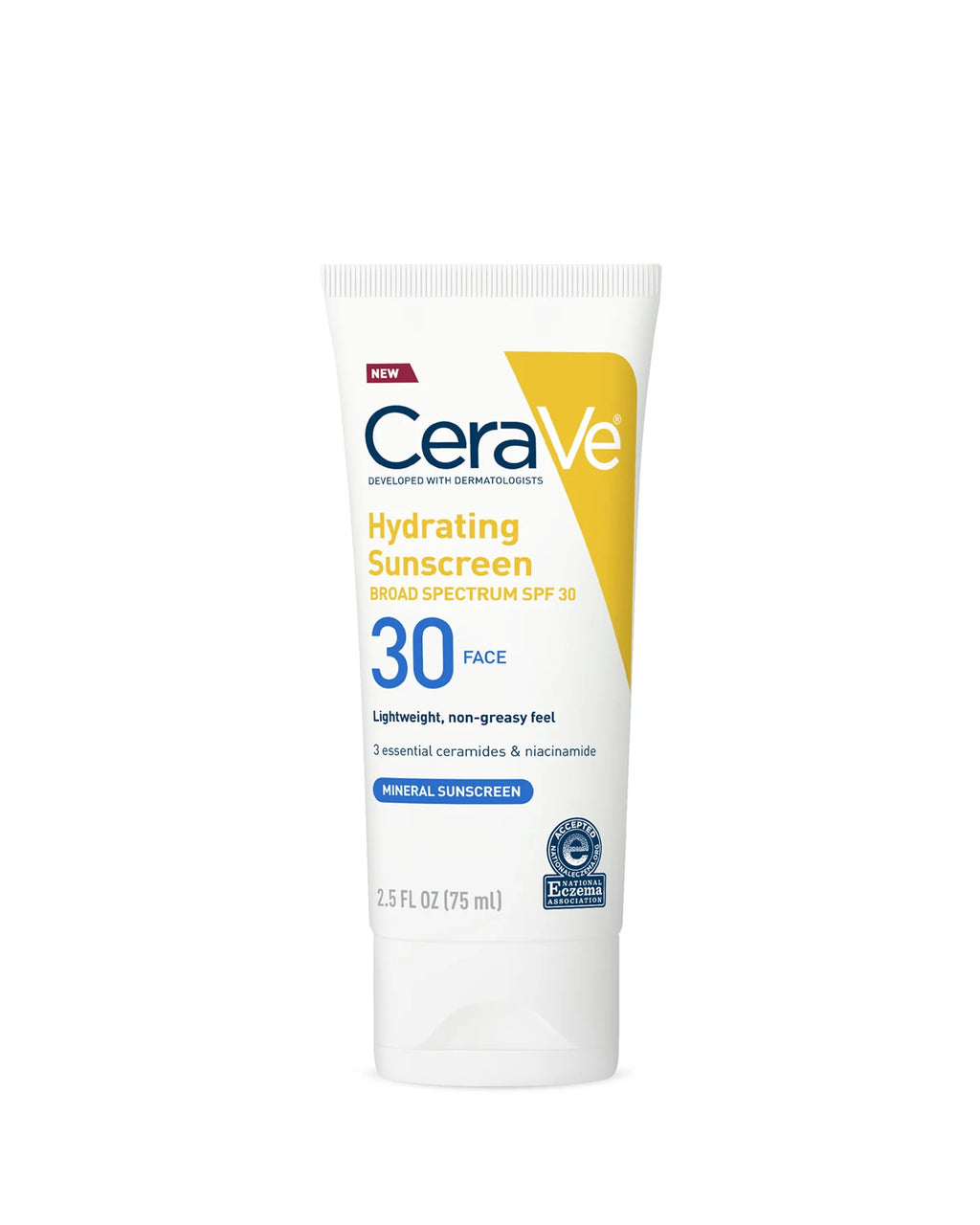 CeraVe 100% Mineral Hydrating Sunscreen SPF 30 75ml